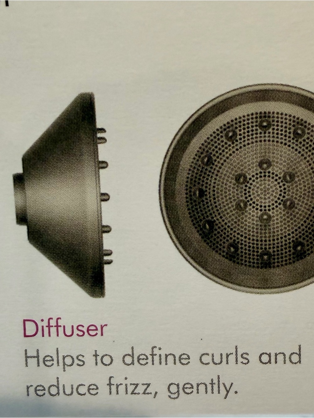 Dyson Hair Diffuser Attachment